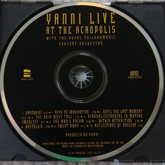Yanni Live at the Acropolis - Yanni - Audio CD - Picture 3 of 5